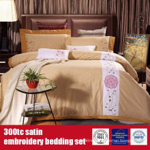 100%Cotton 300TC Embroidery Hotel Luxury Bedding Set